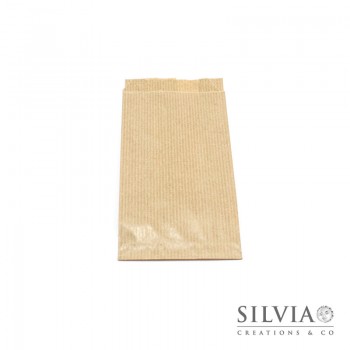 Sacchetti avana in carta da 160x80x25mm x10