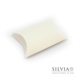 Busta bianca effetto matelasse' da 70x70x25mm