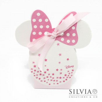 Scatolina Minnie mouse con stelle per bomboniere 