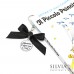 Segnalibro bacchetta rodio con scritta "Mamma ti voglio bene" e infinito