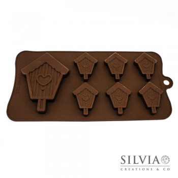 Stampo casetta degli uccellini in silicone