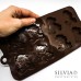 Stampo orsetto di Natale piccolo in silicone