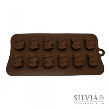 Stampo pupazzo di neve in silicone
